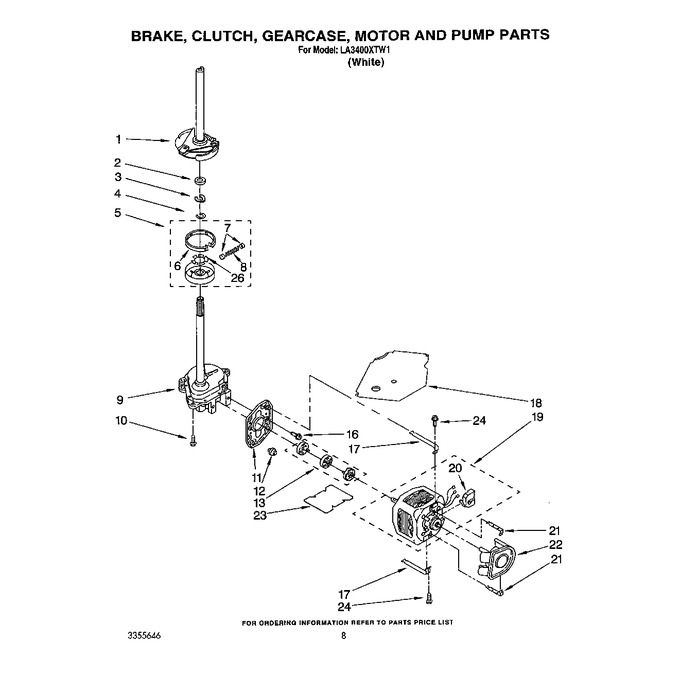 Diagram for LA3400XTW1