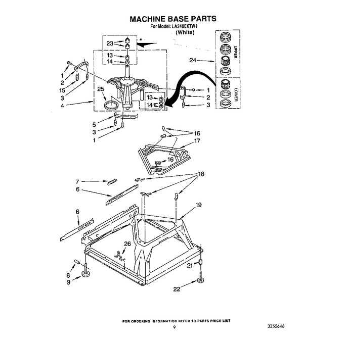 Diagram for LA3400XTW1