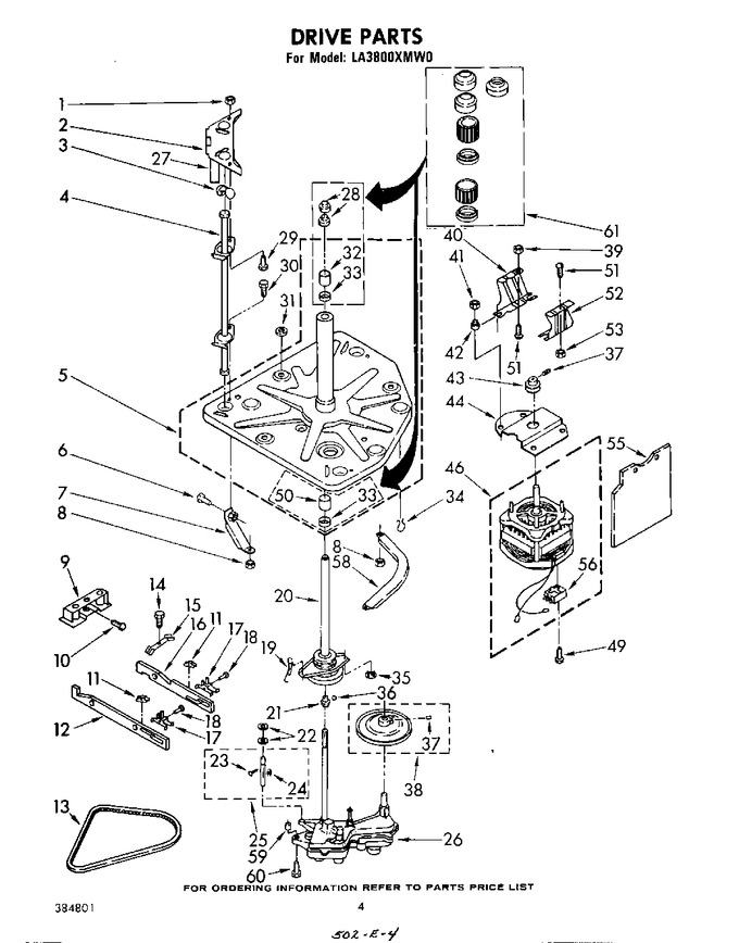 Diagram for LA3800XMW0