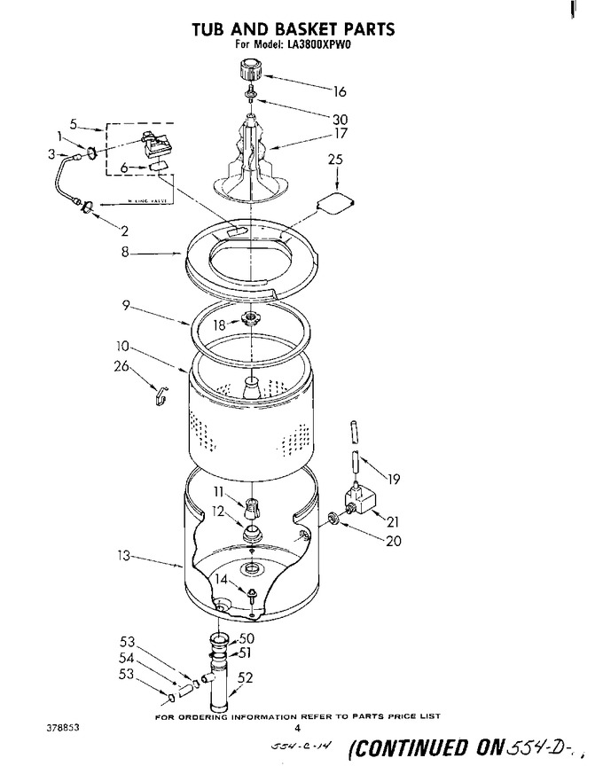 Diagram for LA3800XPW0