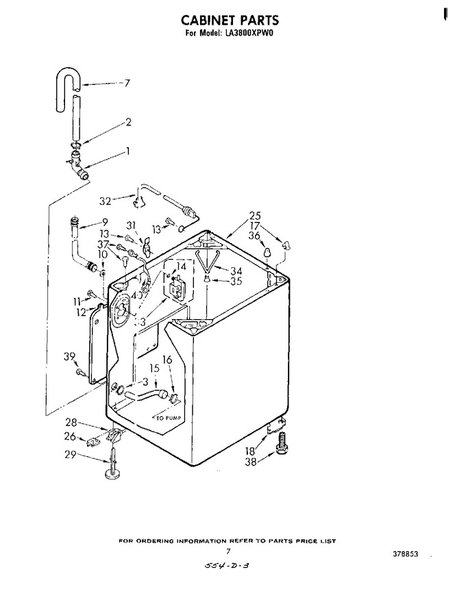 Diagram for LA3800XPW0