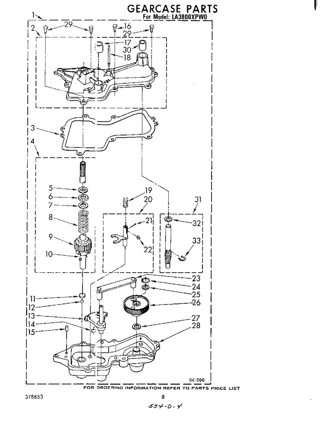 Diagram for LA3800XPW0