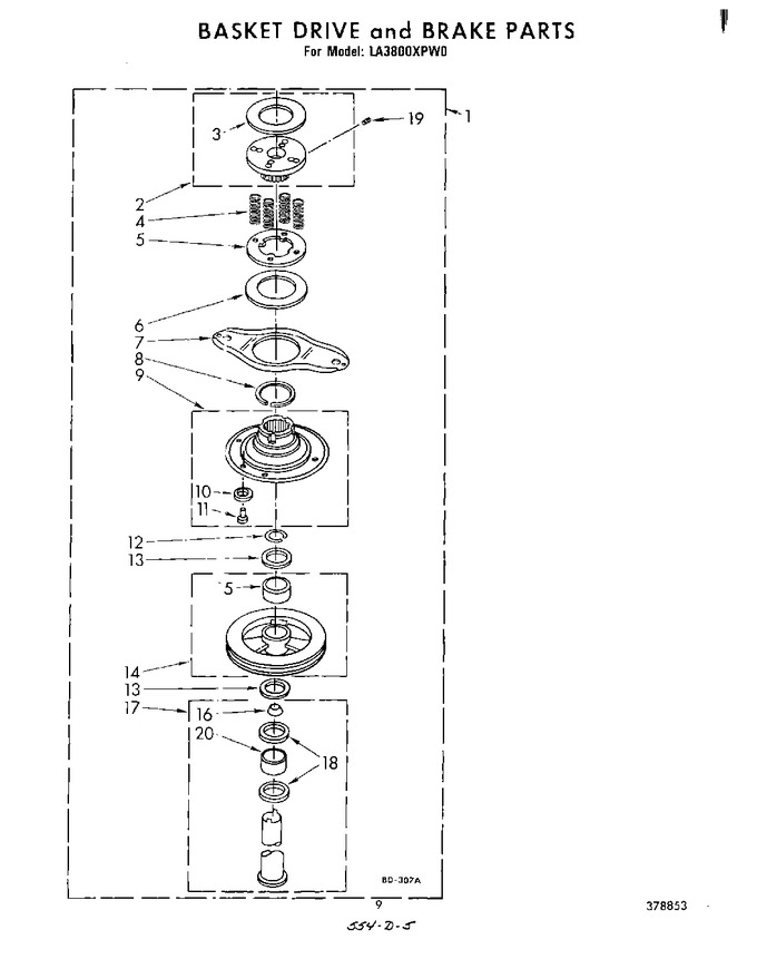 Diagram for LA3800XPW0