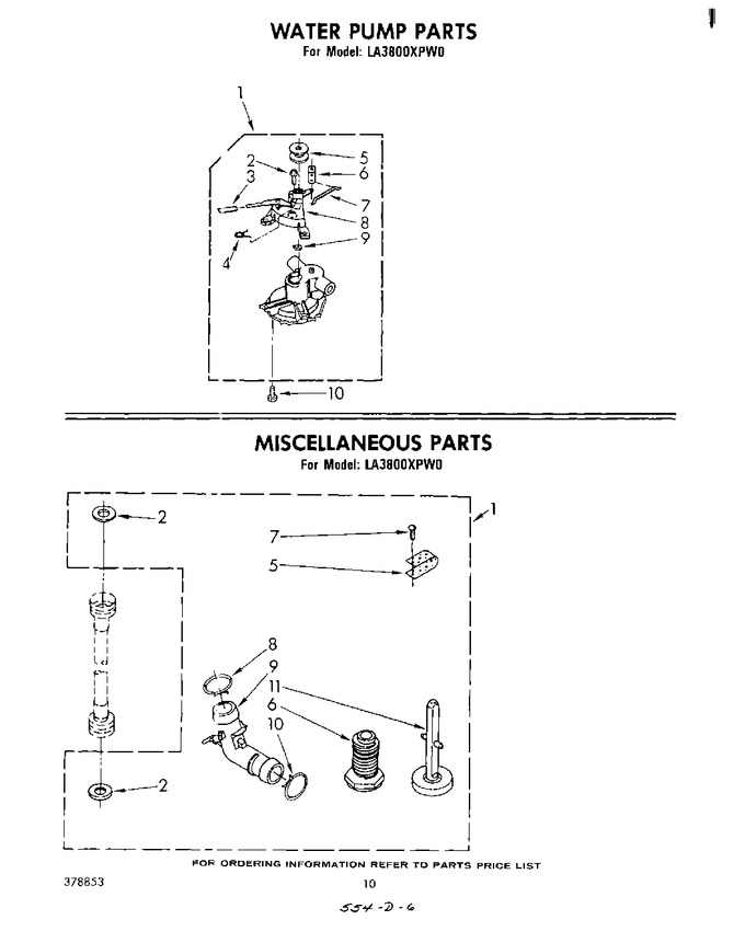 Diagram for LA3800XPW0
