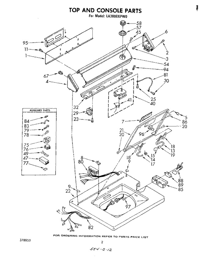 Diagram for LA3800XPW0