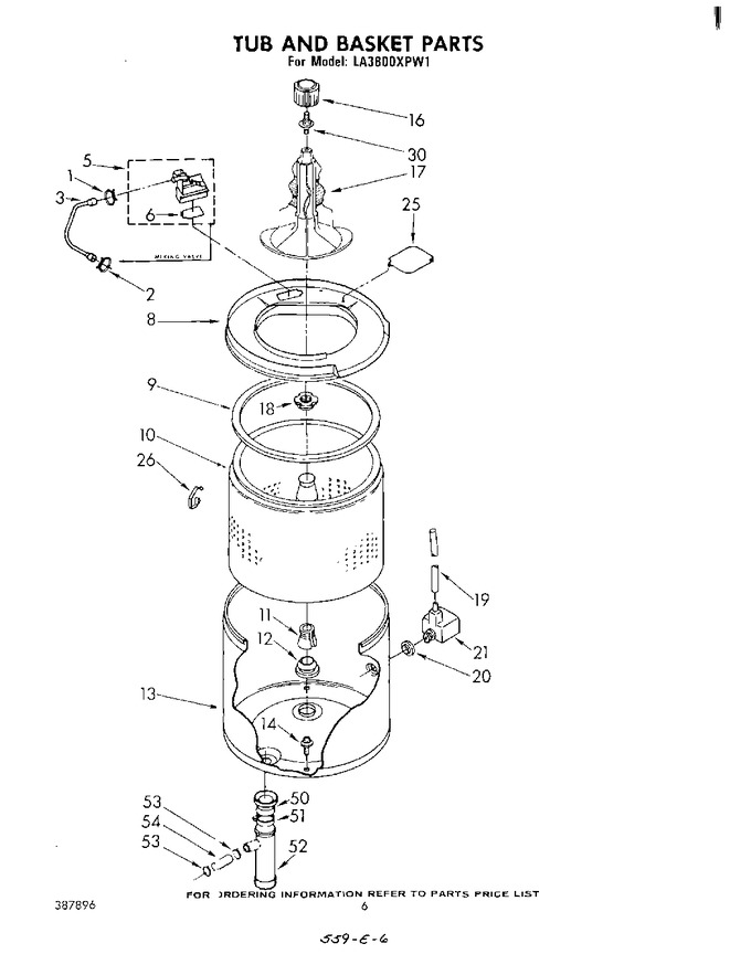 Diagram for LA3800XPW1