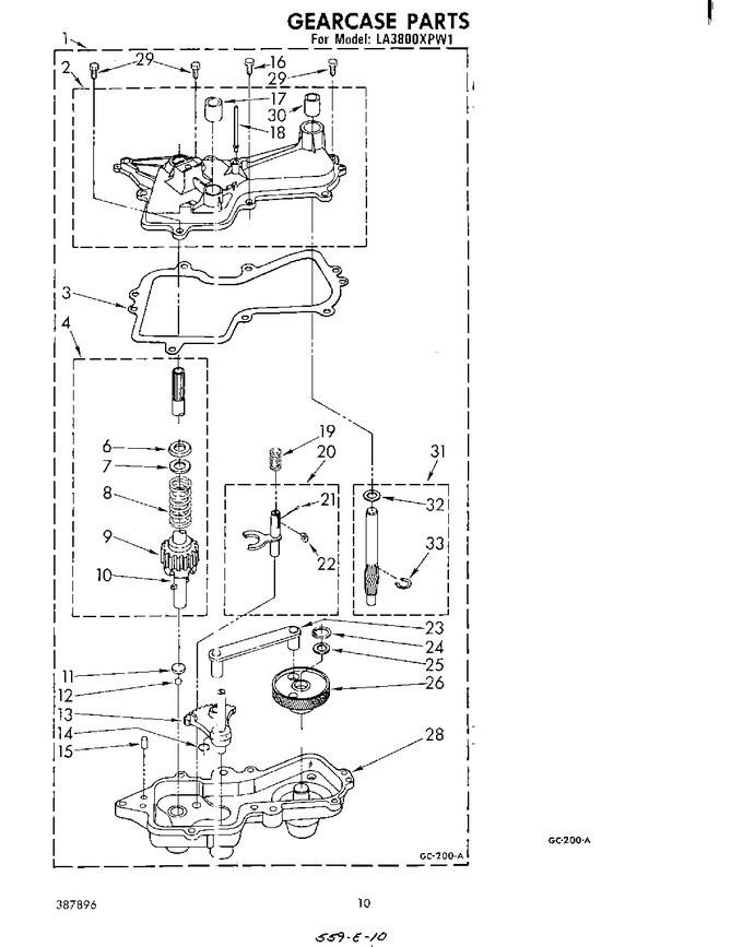 Diagram for LA3800XPW1