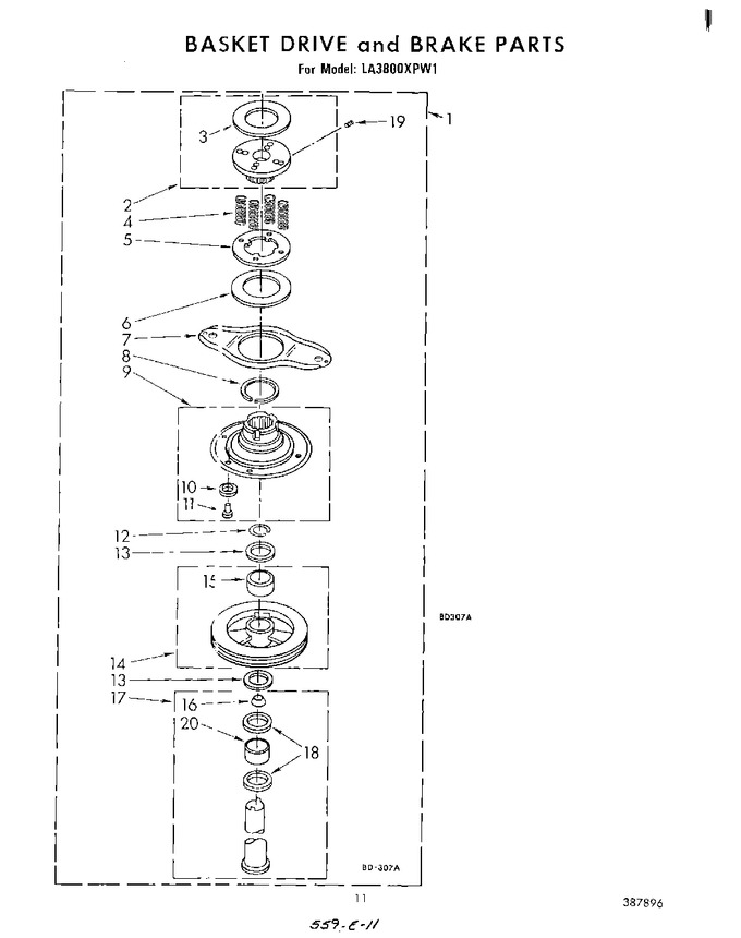 Diagram for LA3800XPW1