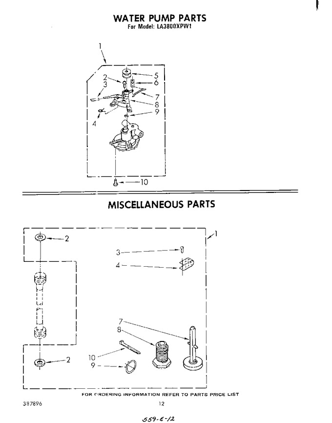 Diagram for LA3800XPW1