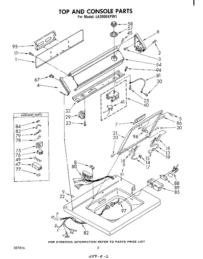 Diagram for LA3800XPW1