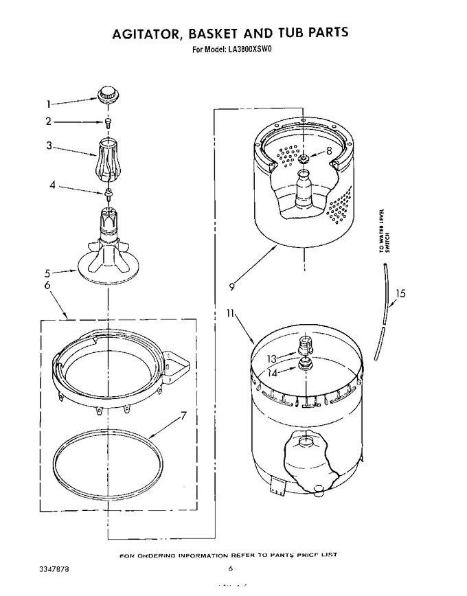 Diagram for LA3800XSW0