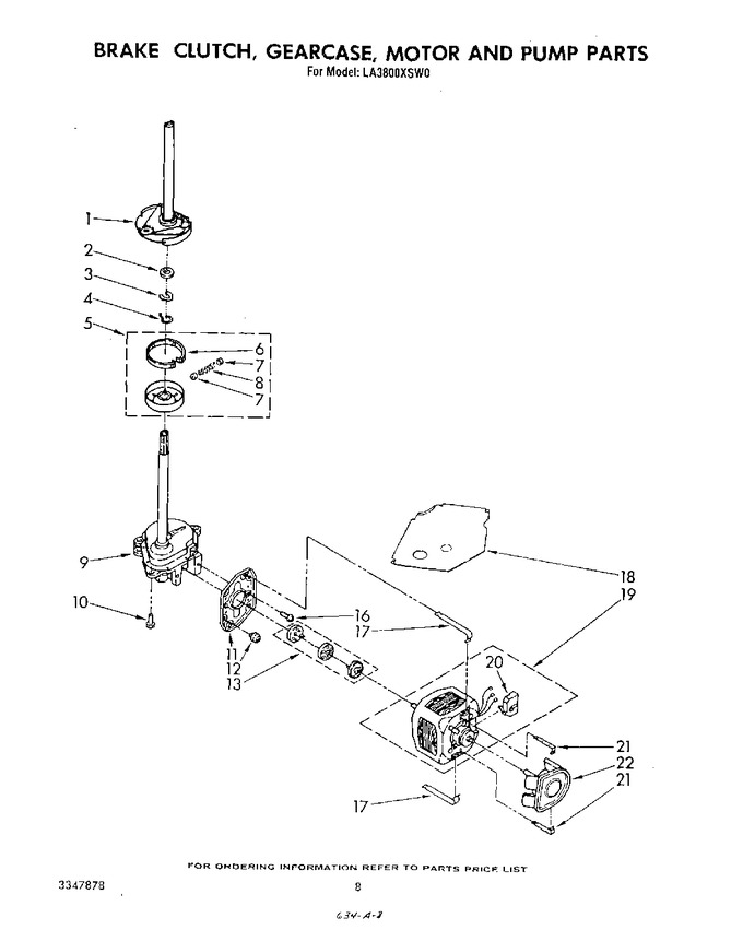 Diagram for LA3800XSW0