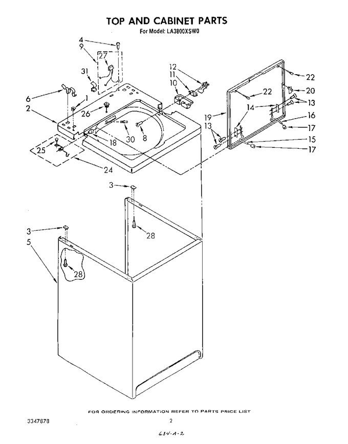 Diagram for LA3800XSW0