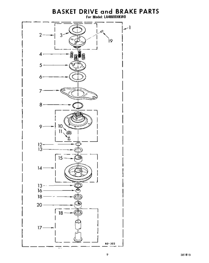 Diagram for LA4000XKW0