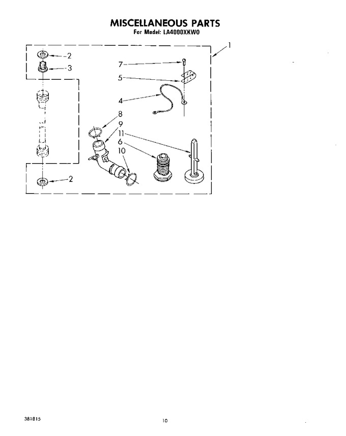 Diagram for LA4000XKW0