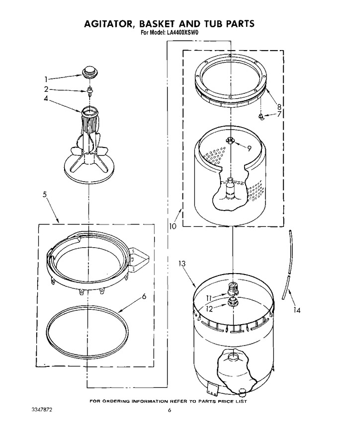 Diagram for LA4400XSW0