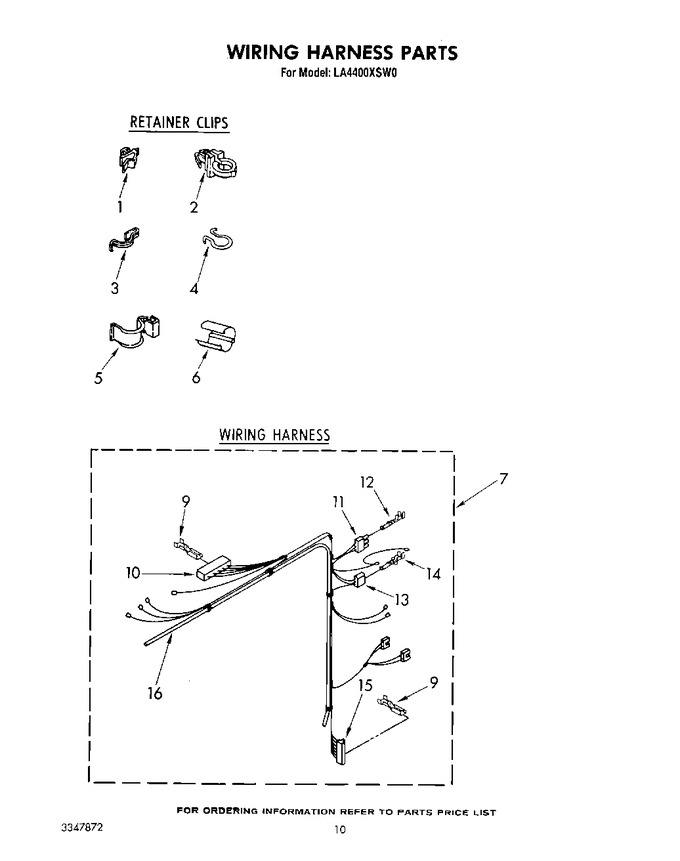 Diagram for LA4400XSW0