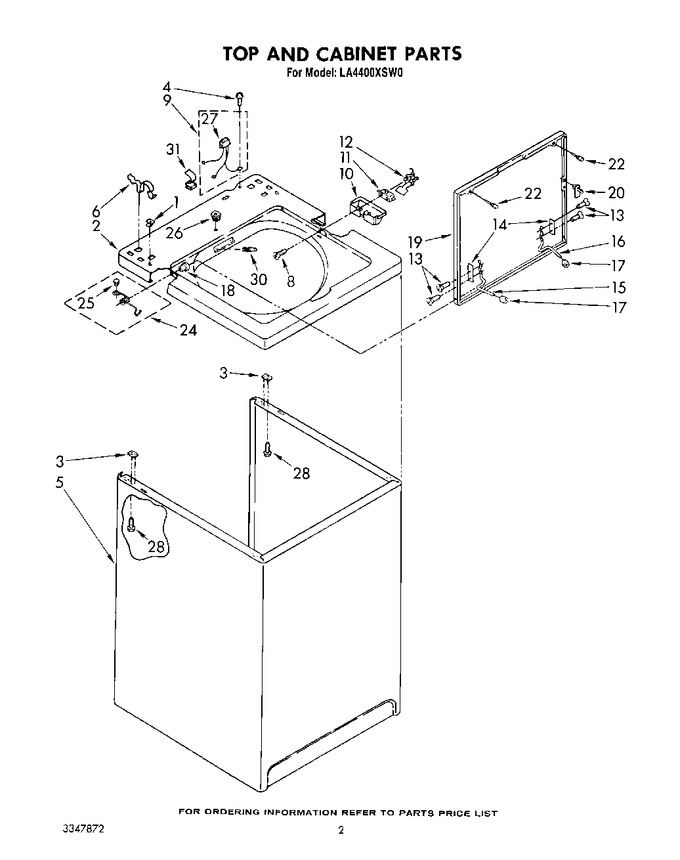 Diagram for LA4400XSW0