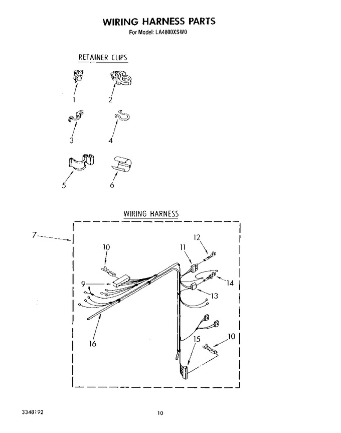 Diagram for LA4800XSW0