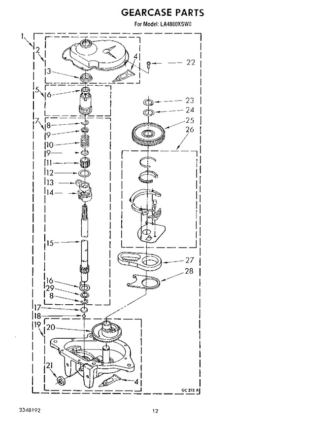 Diagram for LA4800XSW0