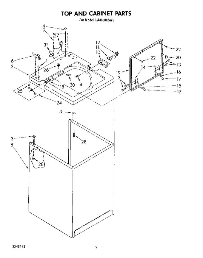 Diagram for LA4800XSW0