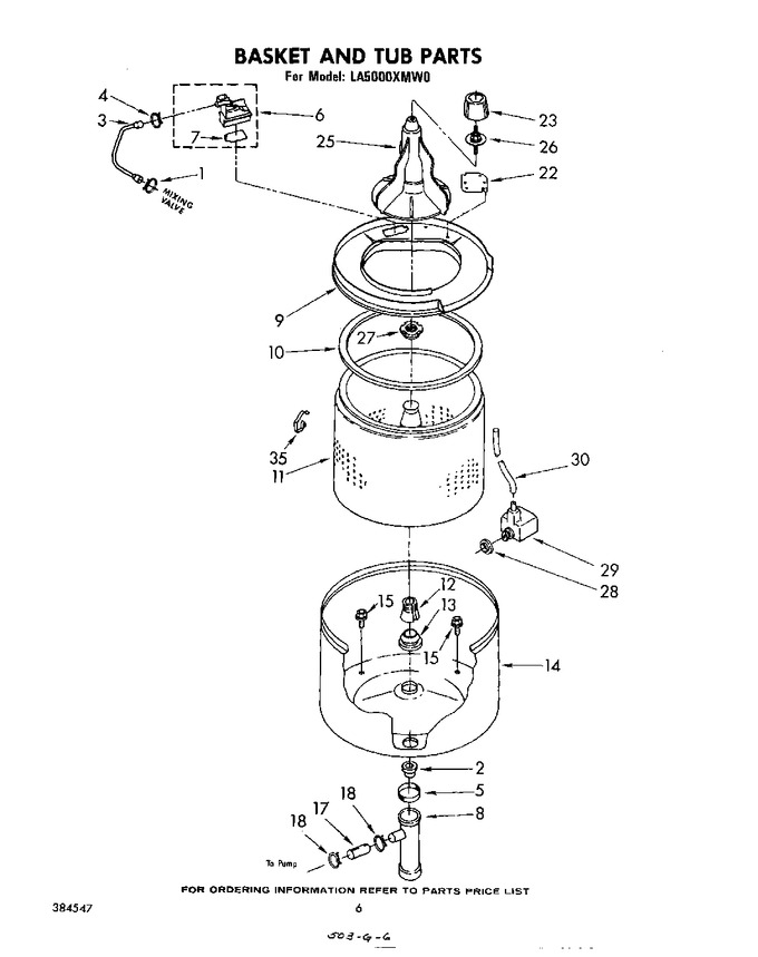 Diagram for LA5000XMW0