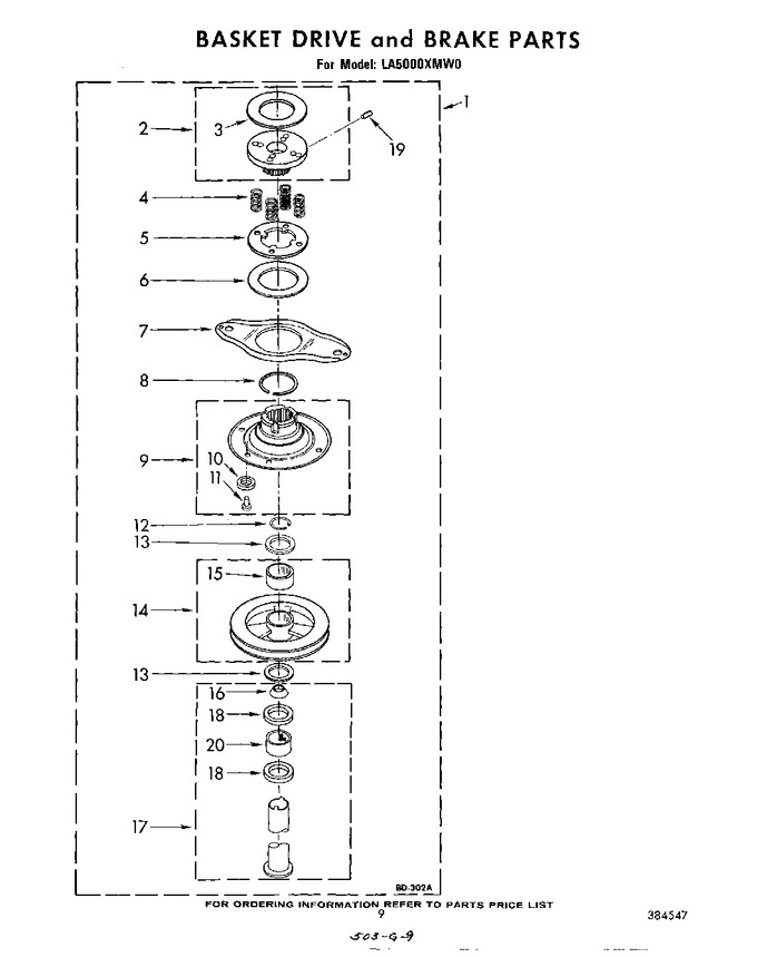Diagram for LA5000XMW0