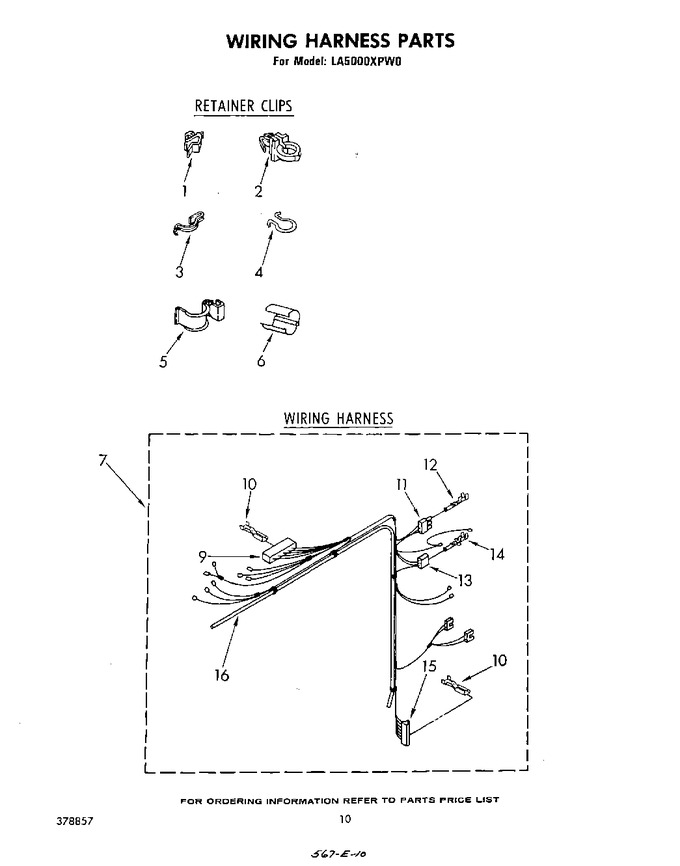 Diagram for LA5000XPW0
