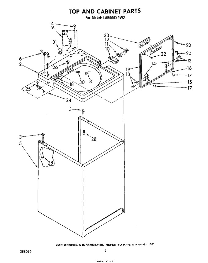 Diagram for LA5000XPW2