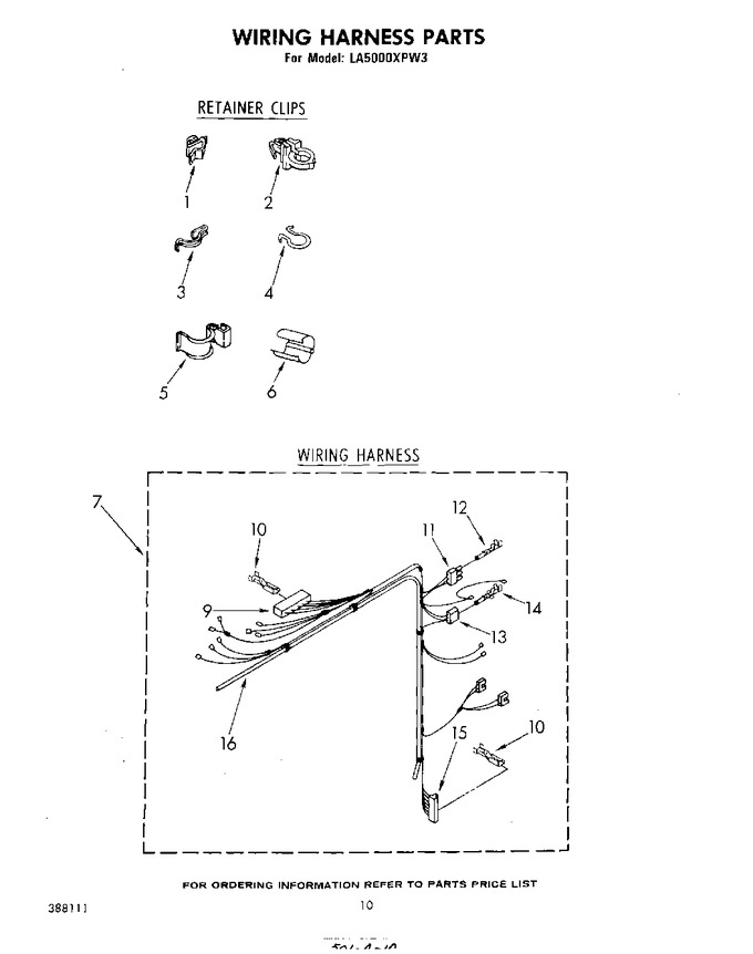 Diagram for LA5000XPW3