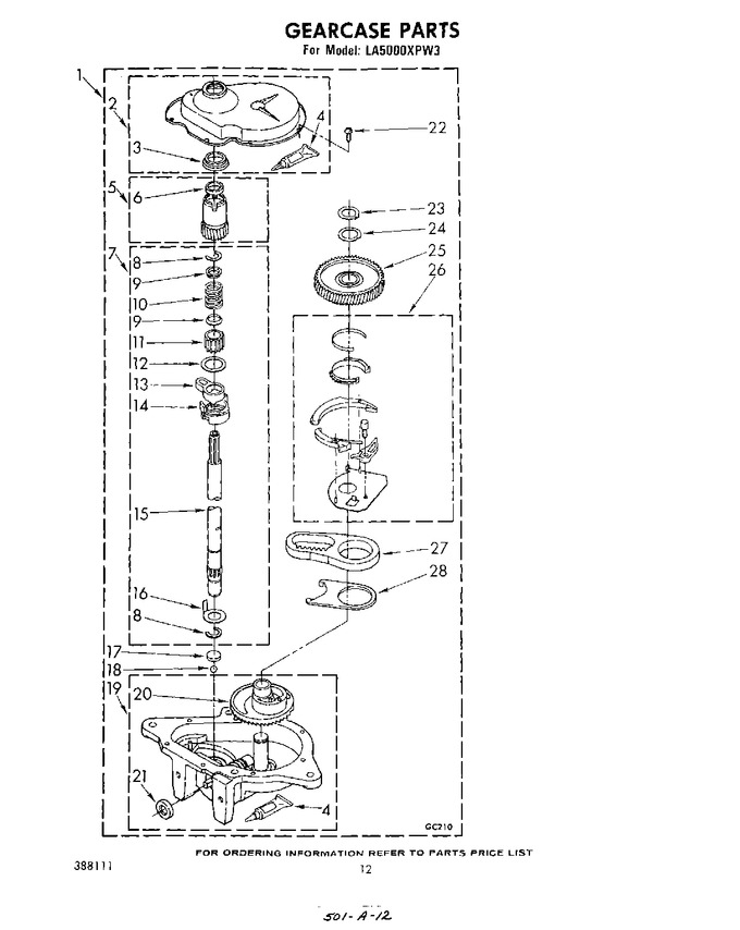 Diagram for LA5000XPW3