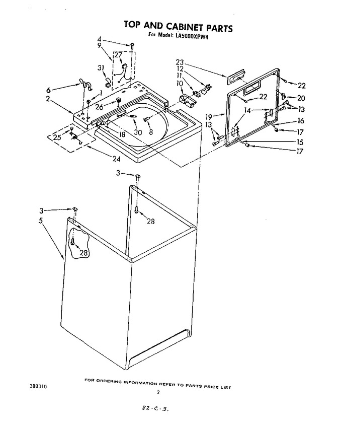Diagram for LA5000XPW4