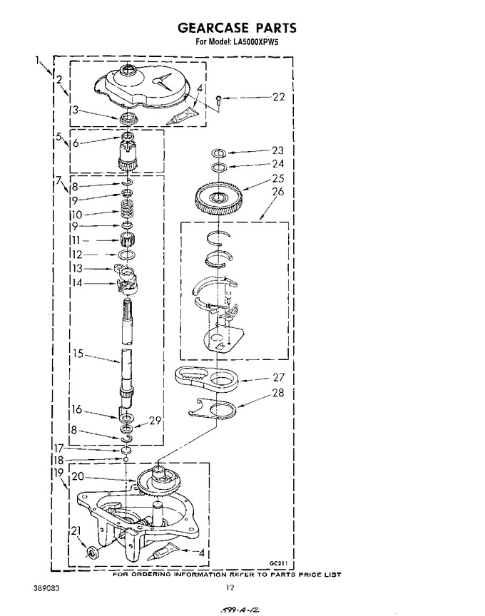 Diagram for LA5000XPW5