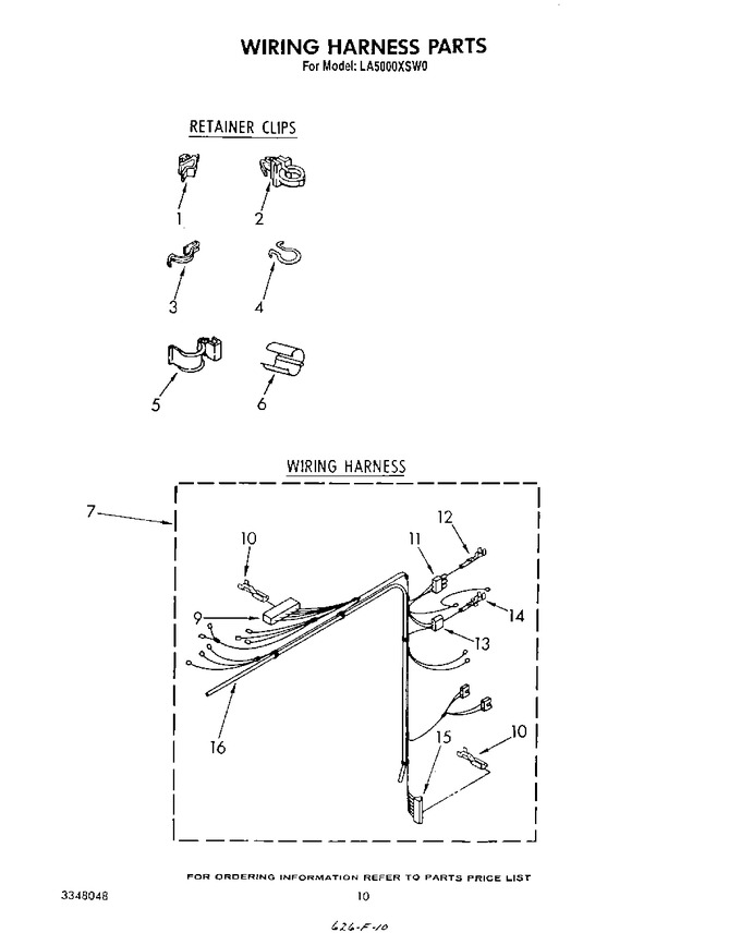 Diagram for LA5000XSW0