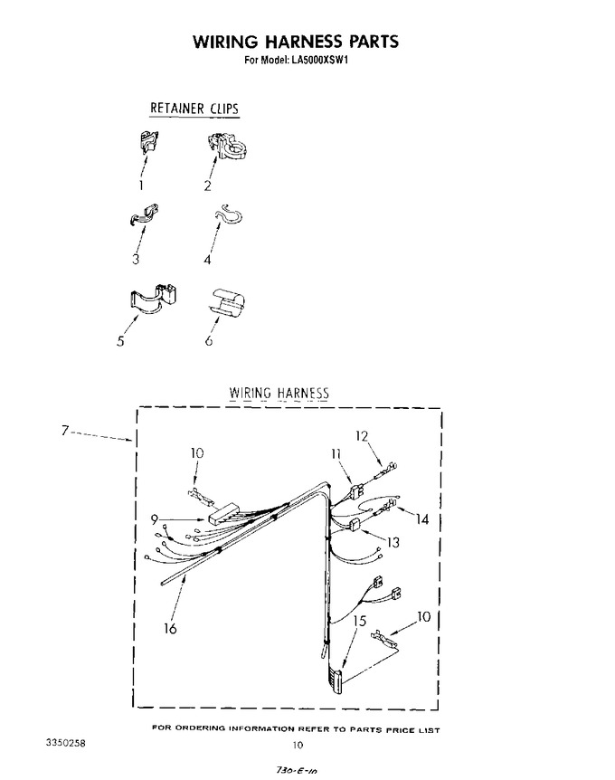 Diagram for LA5000XSW1