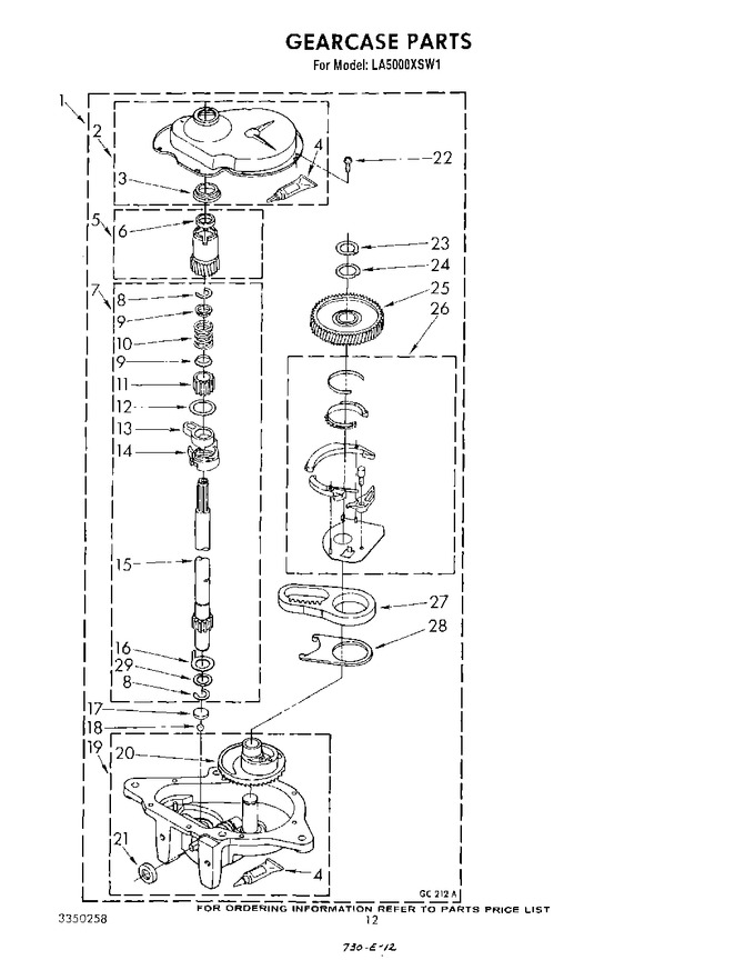 Diagram for LA5000XSW1