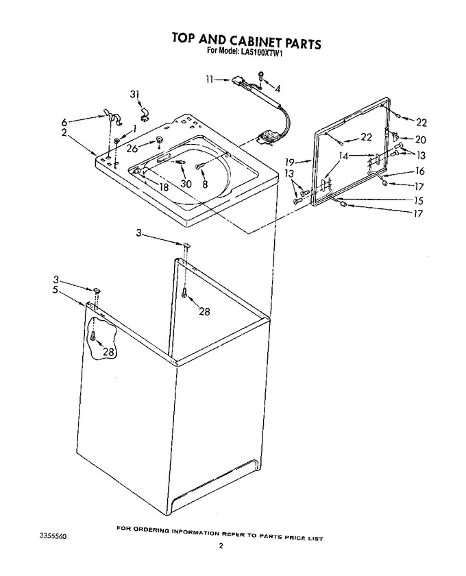 Diagram for LA5100XTW1