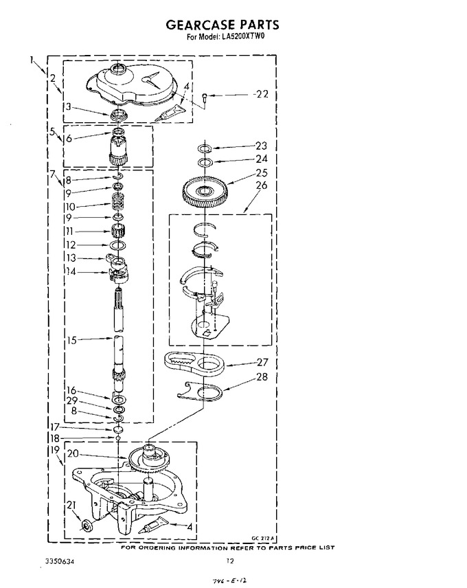 Diagram for LA5200XTF0