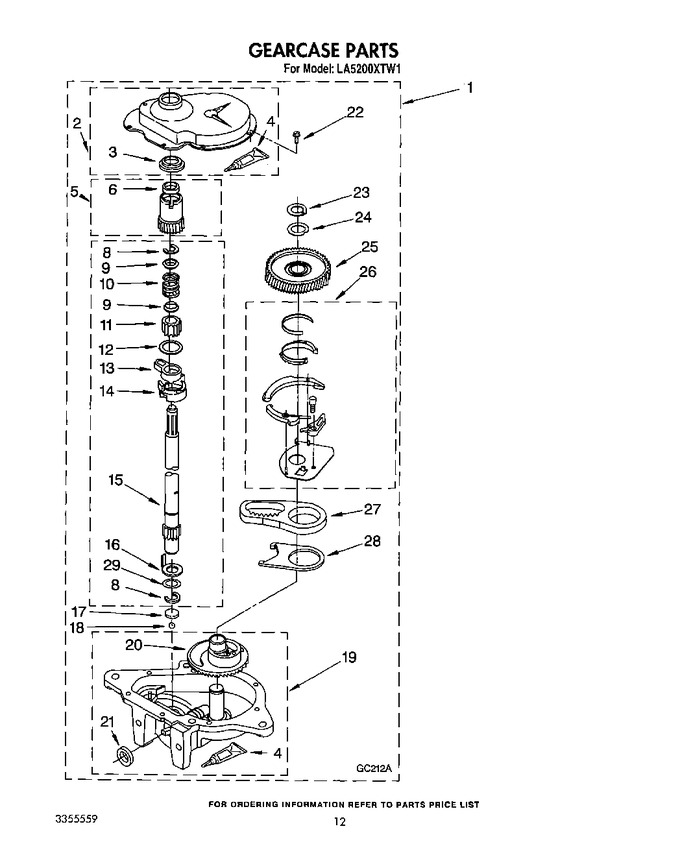 Diagram for LA5200XTM1