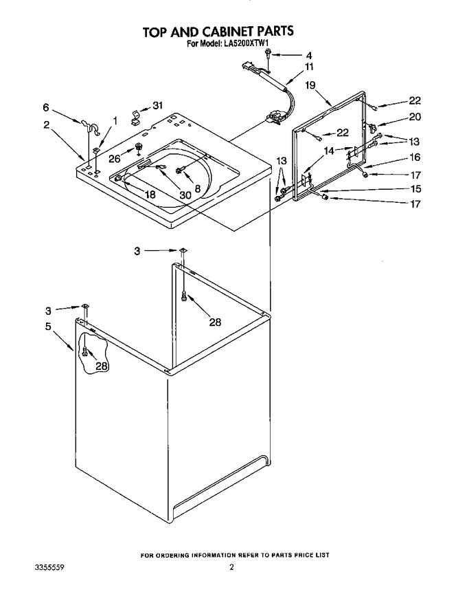 Diagram for LA5200XTG1