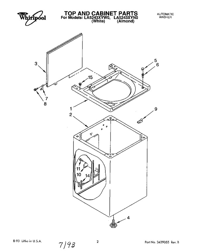 Diagram for LA5243XYW0