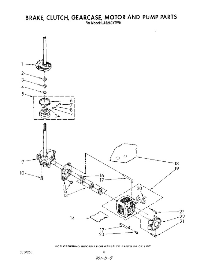 Diagram for LA5280XTM0