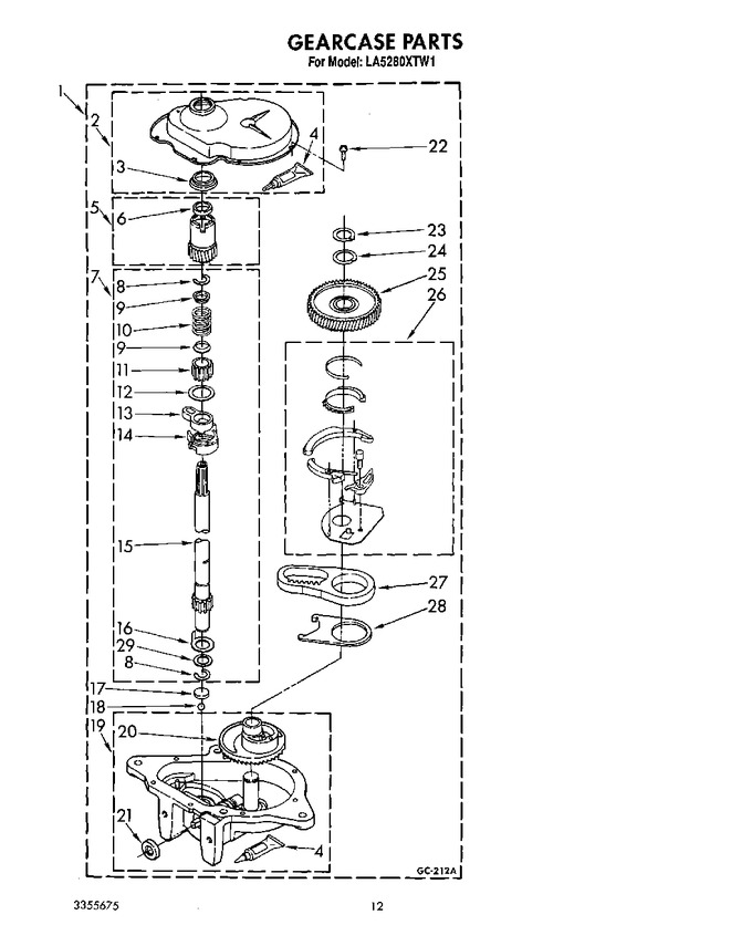 Diagram for LA5280XTG1