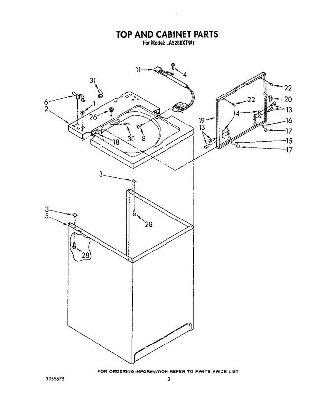 Diagram for LA5280XTM1