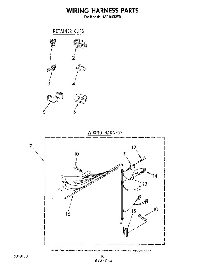 Diagram for LA5310XSW0