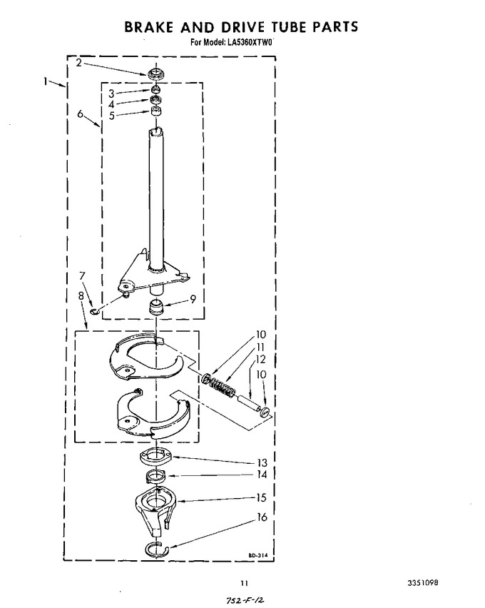 Diagram for LA5360XTG0