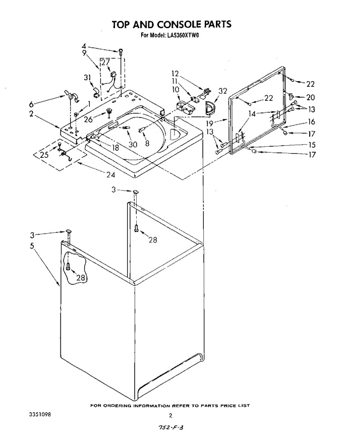 Diagram for LA5360XTW0