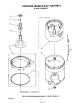 Diagram for 04 - Agitator, Basket And Tub