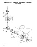 Diagram for 07 - Brake, Clutch, Gearcase, Motor And Pump