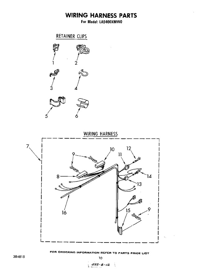 Diagram for LA5400XMW0